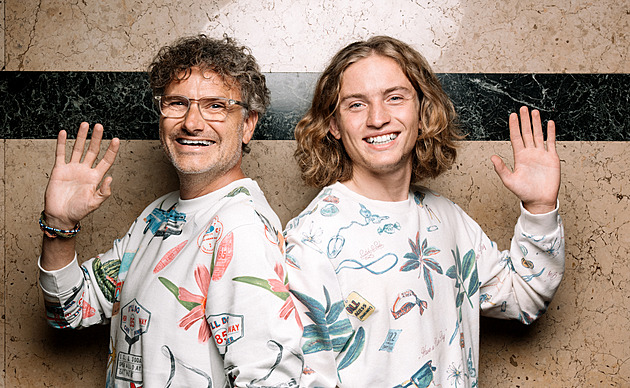 Jsme významně jiní, ale oba stejní magoři, říká Patrik Hartl o synu Hynkovi