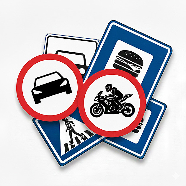 Dopravní značky zamrzly v éře páry a klobouků. Dali jsme jim novou moderní podobu