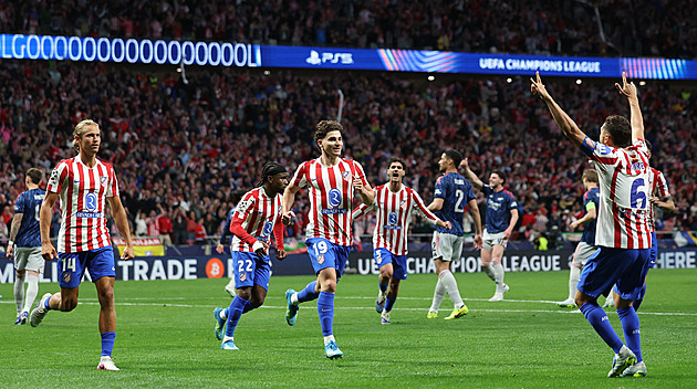 Atlético - Arsenal 1:1, oba góly padly z penalt, šance domácích na výhru nestačily