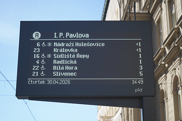 Nastal čas pro vločku. Tabule v MHD nově ukážou, kdy pojede tramvaj s klimatizací